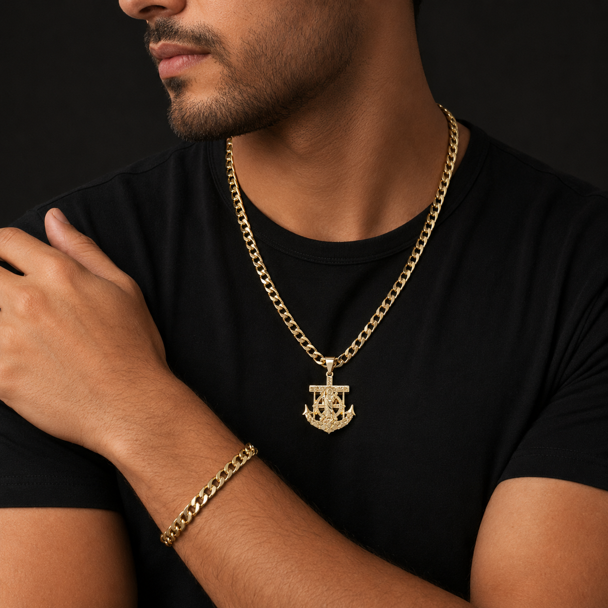 Set Cadena y pulsera ANCLA