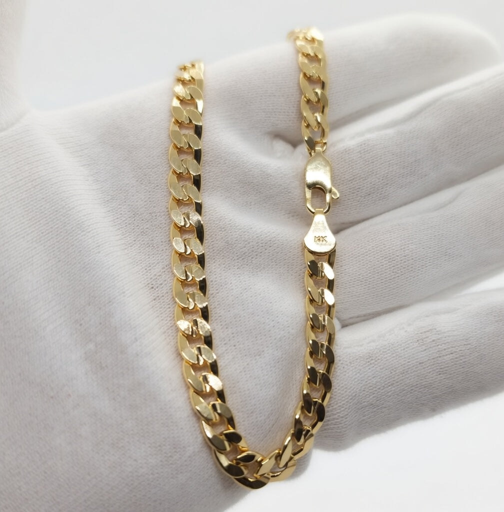 Pulsera concave 14k