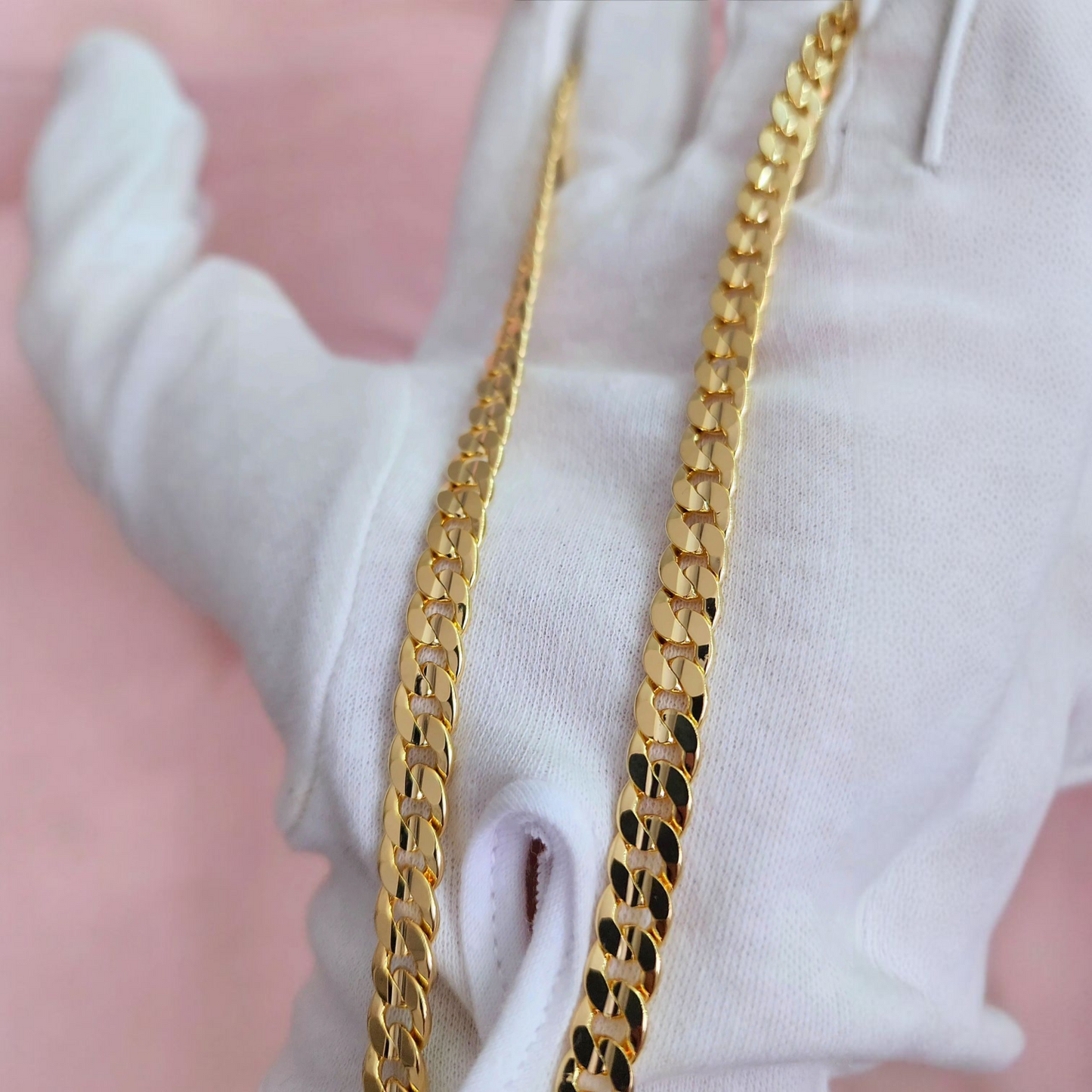 14K laminado cadena de Jesús