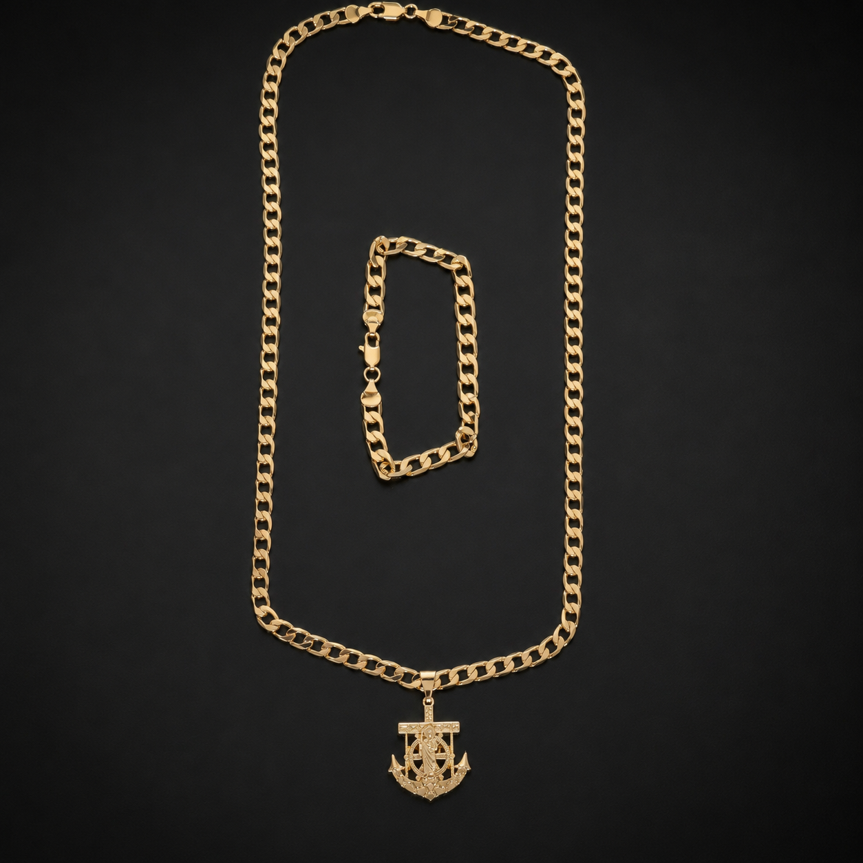 Set Cadena y pulsera ANCLA