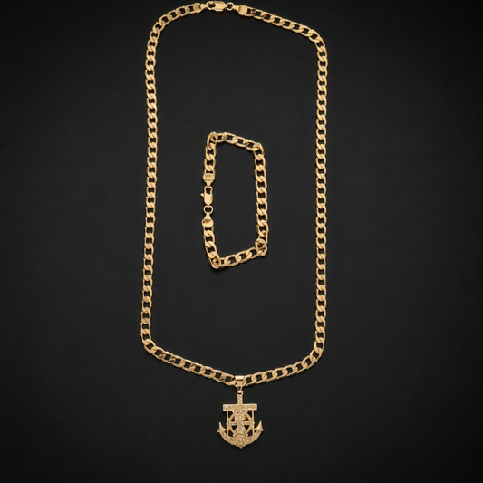 Set Cadena y pulsera ANCLA