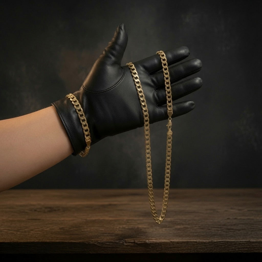 Conjunto de cadena y pulsera