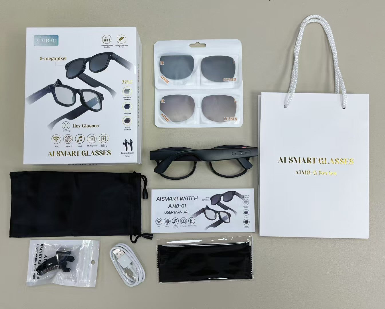 Lentes inteligente con meta