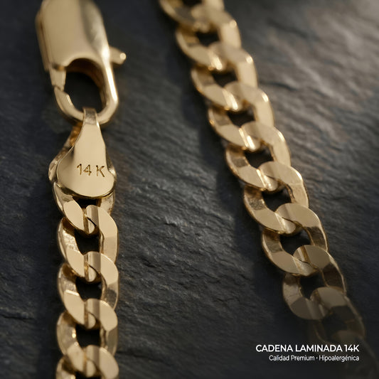 14K laminado cadena de Jesús